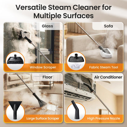 2500W Handheld Steam Cleaner for Home
